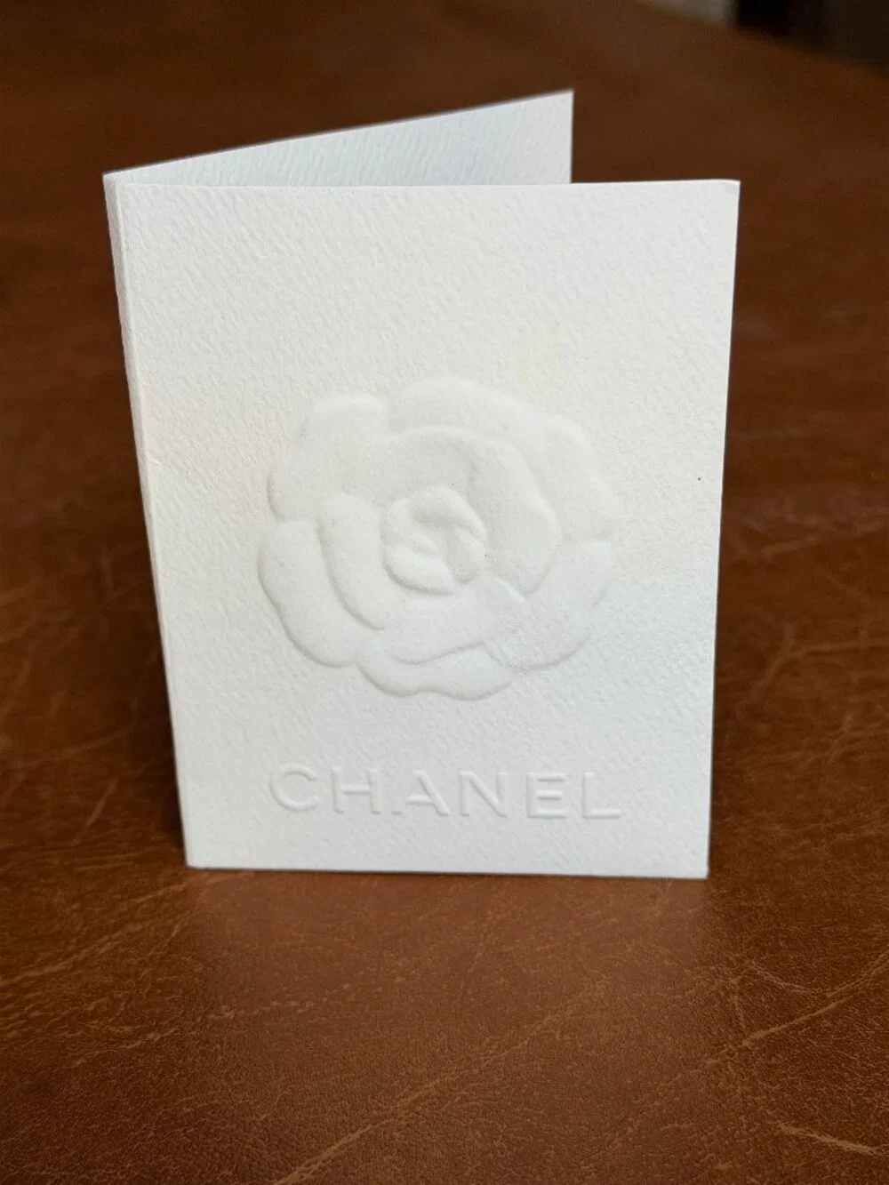 Authentic Chanel Ribbons, Camellia Flowers & Envelope
